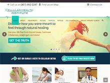 Tablet Screenshot of healthecells.com